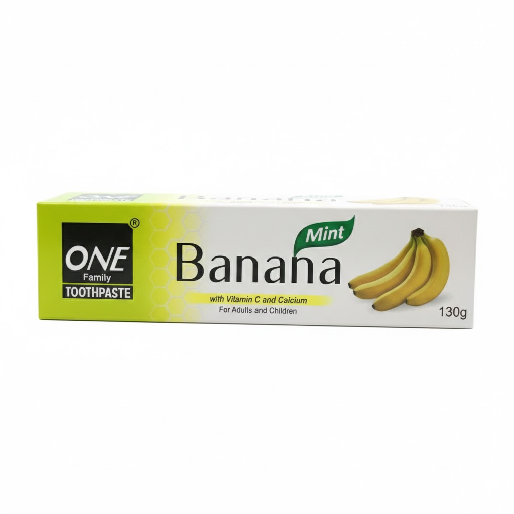 One Family Toothpaste - Mint Banana (130g)