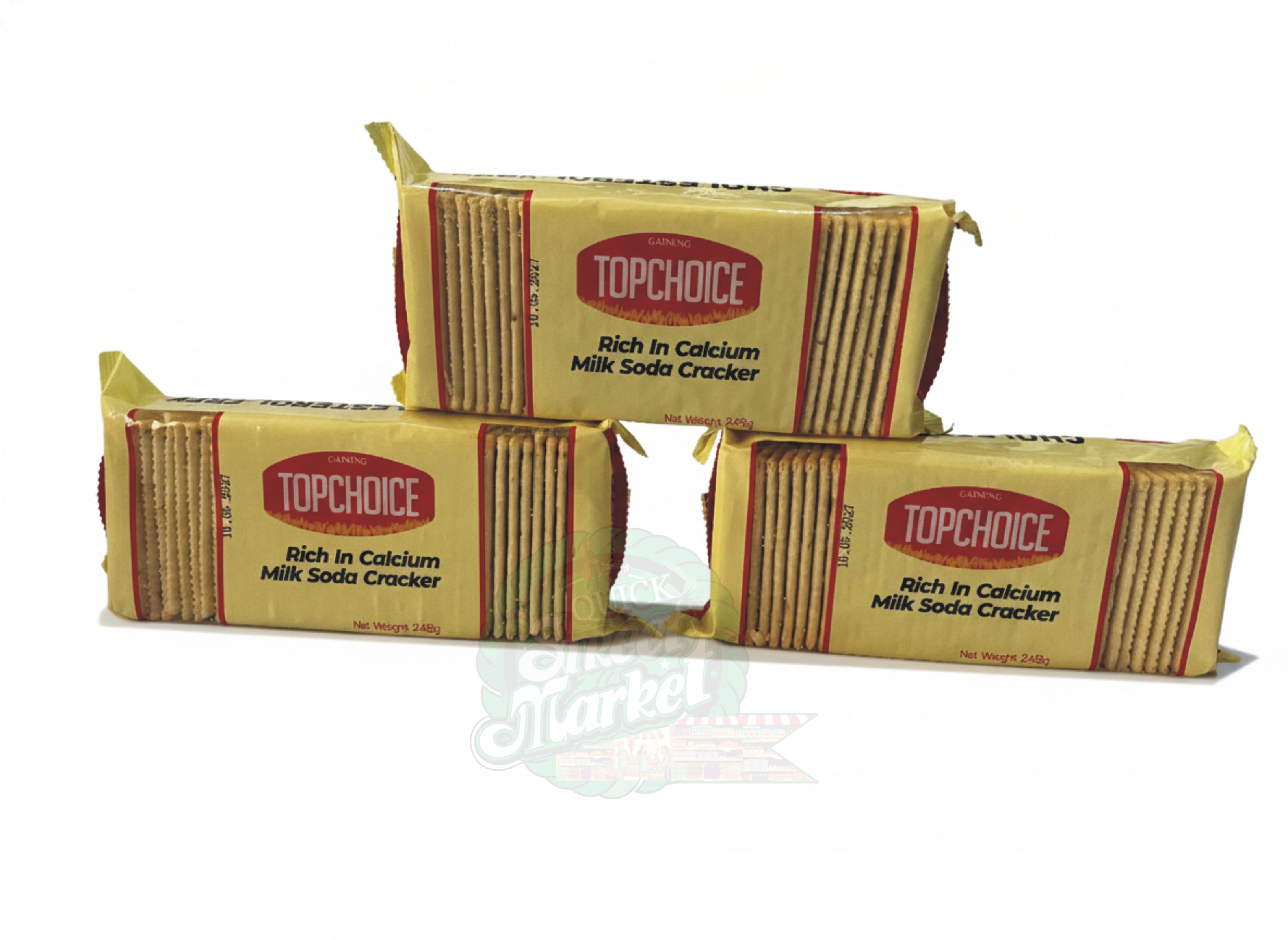 Top Choice Rich In Calcium , Milk Soda Crackers (248g)