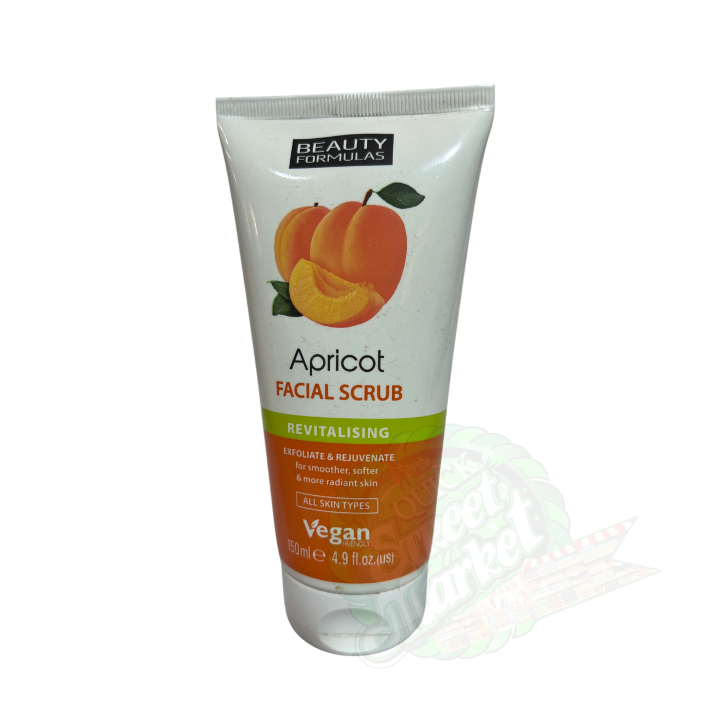Beauty Formulas Apricot Facial Scrub Revitalising  (150ml)