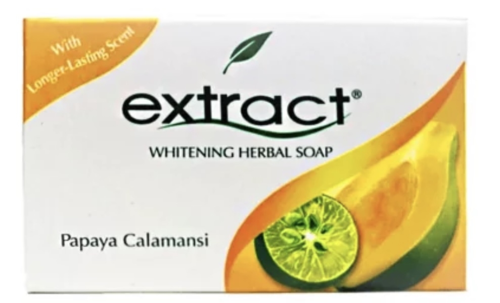 Extract Whitening Herbal Soap(papaya Calamansi)