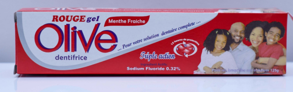 Rouge Gel Olive Dentifrice Toothpaste (125g)