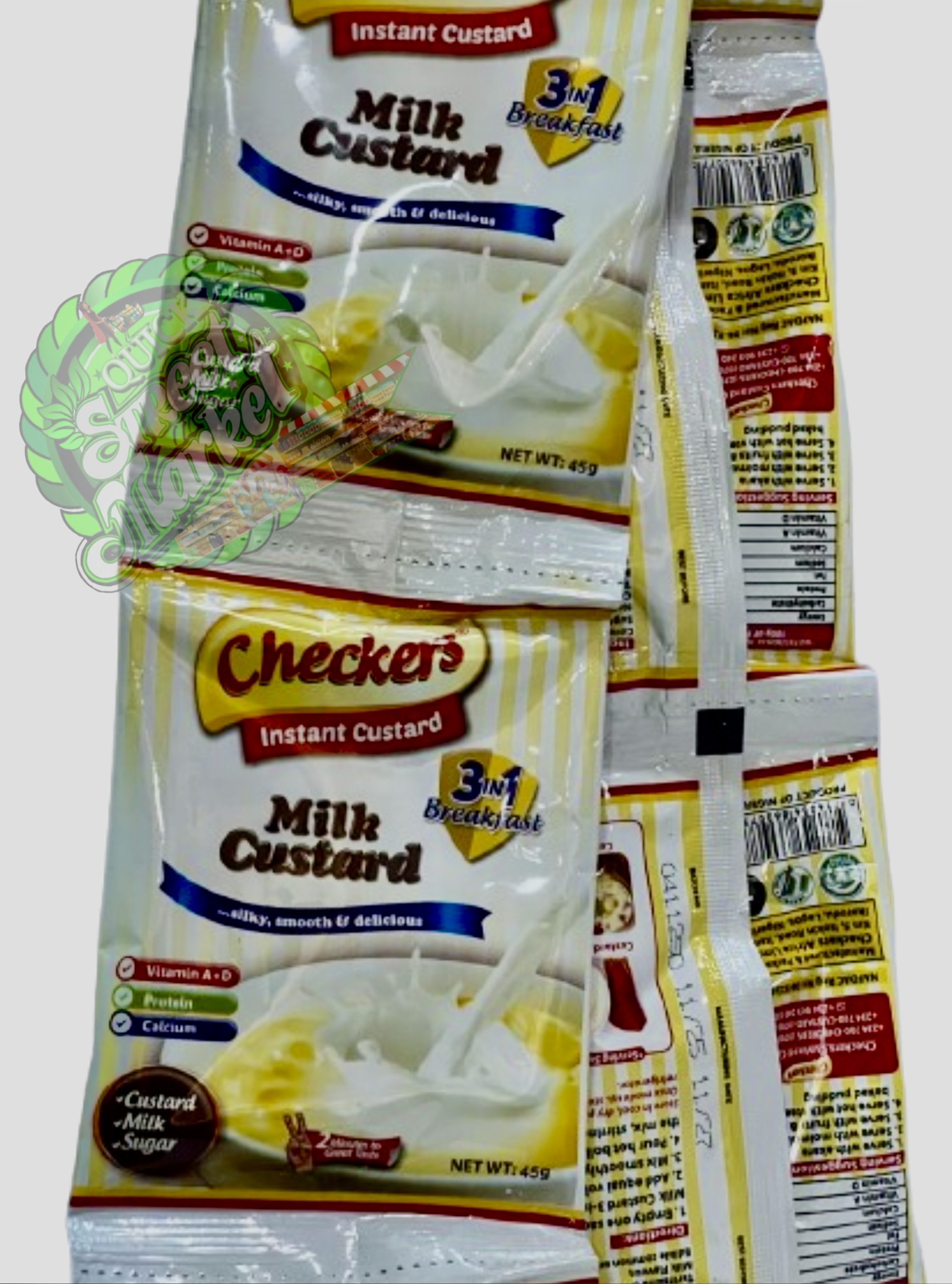 Checkers Milk Custard  (45g)