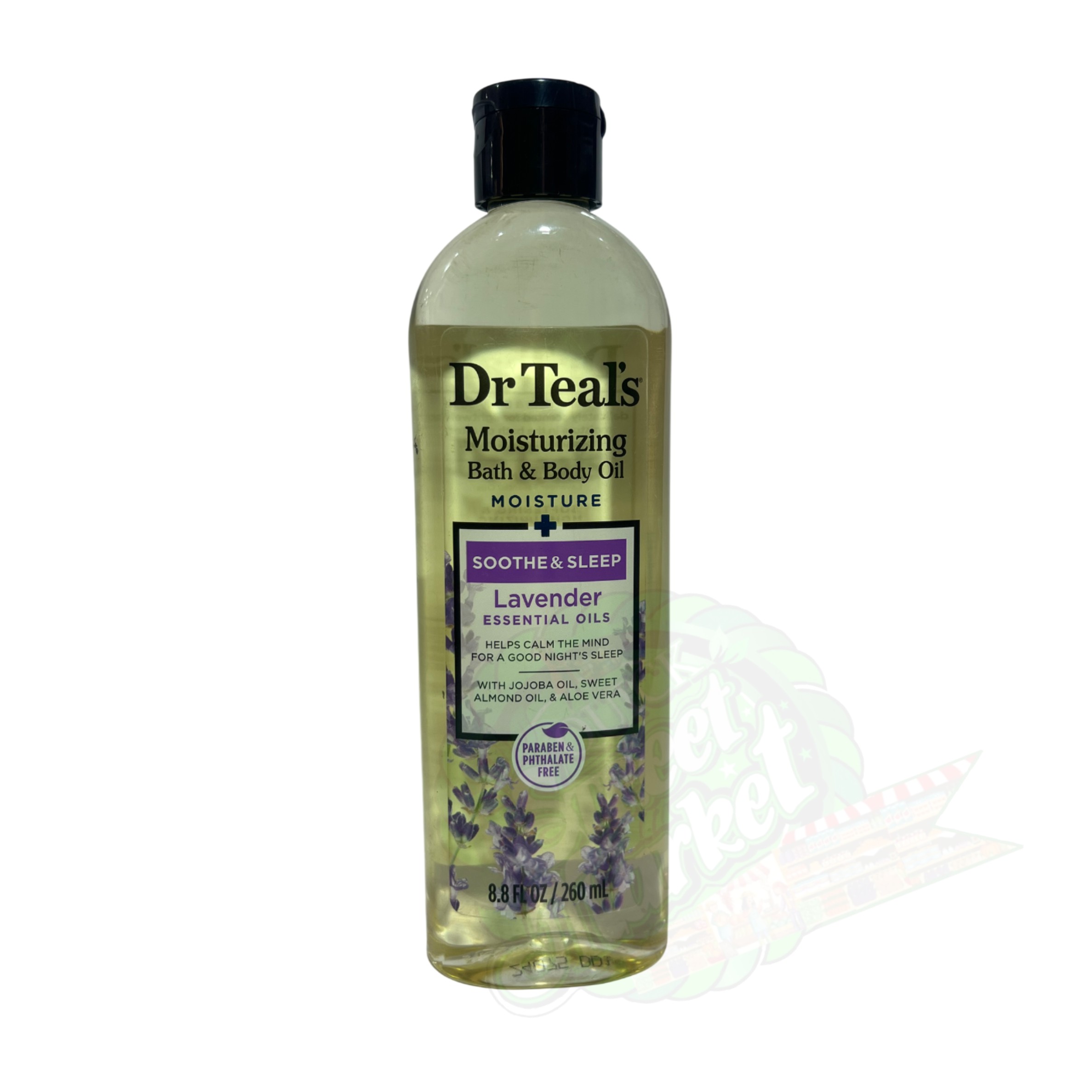 Dr Teals Moisturizing Bath & Body Oil Sooth & Sleep Lavender Essential Oil (260ml)
