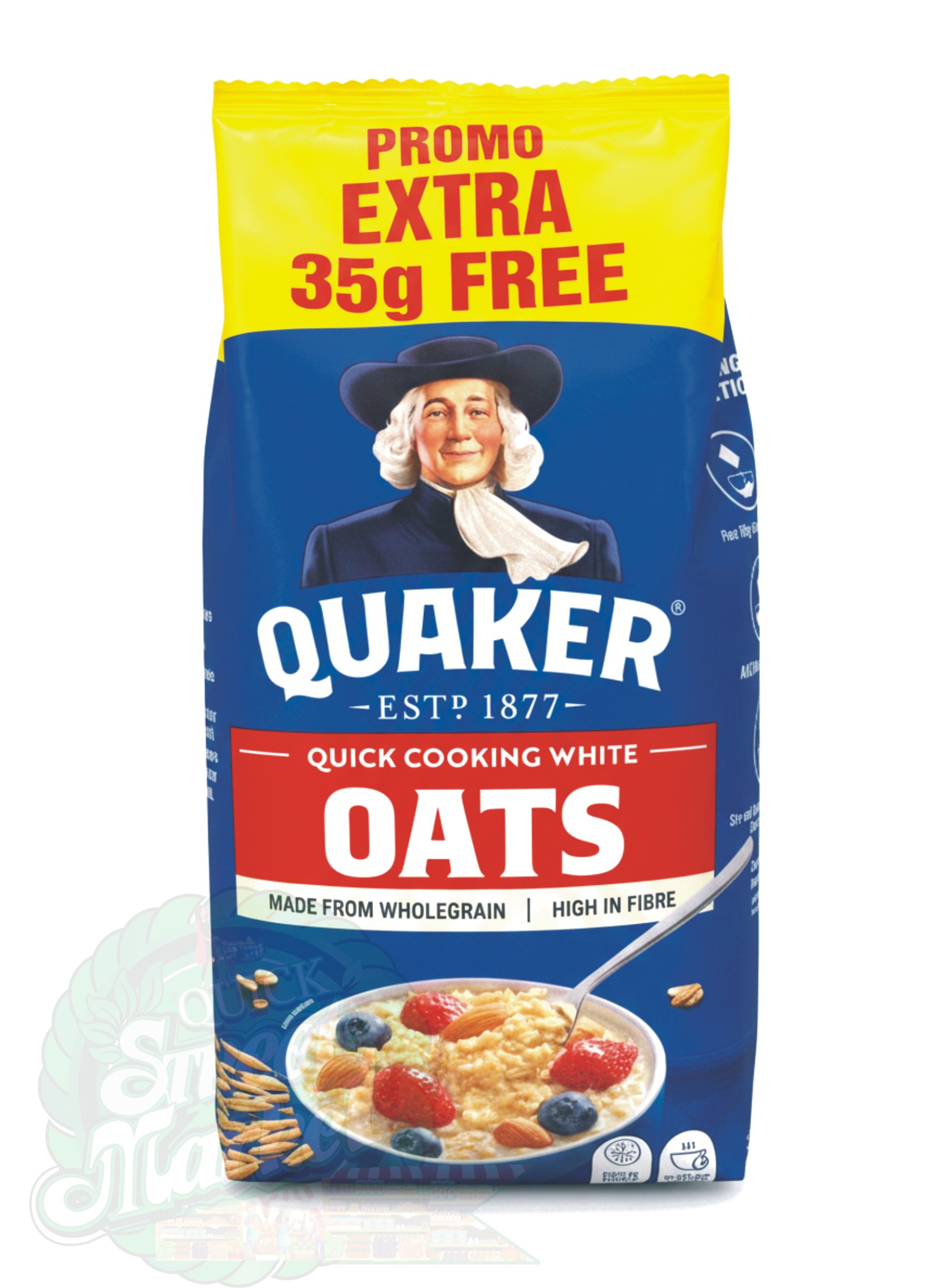 Quaker (quick Cooking White Oats)  (385g)