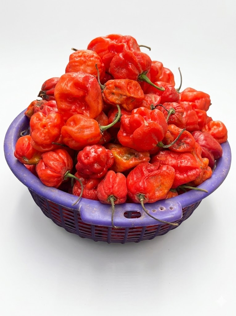 Ata Rodo  (habanero Pepper)   Small Basket