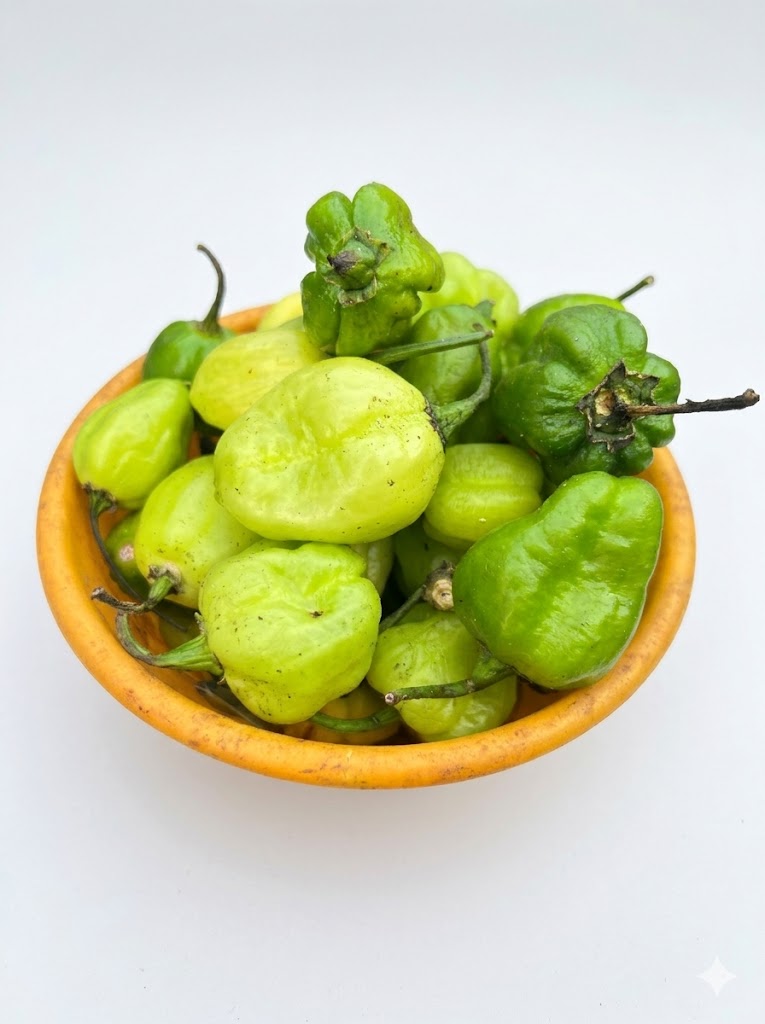 Ata Dudu (green Habanero Pepper)  Plate
