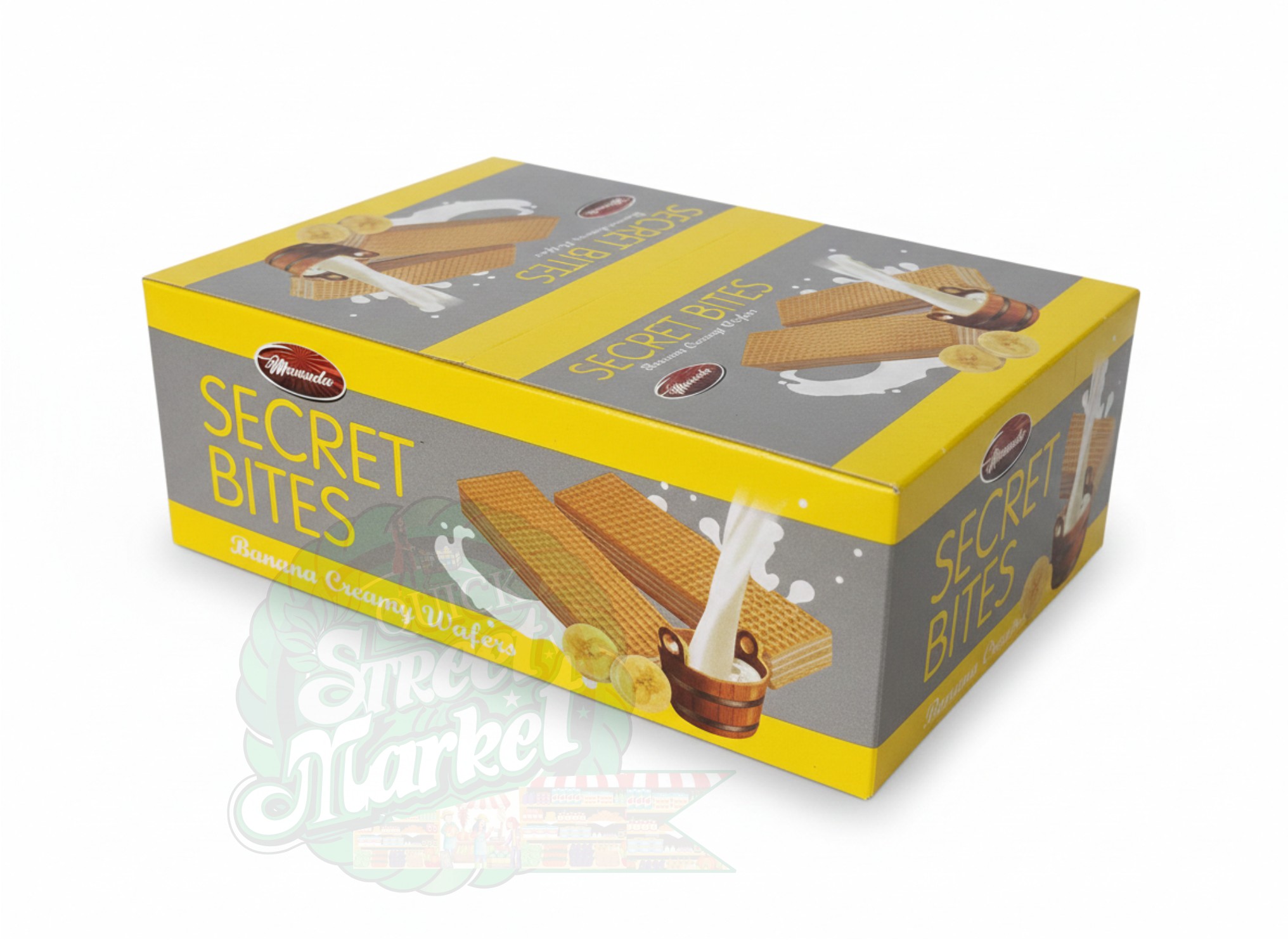 Secret Bites Banana Creamy Wafers (215g)