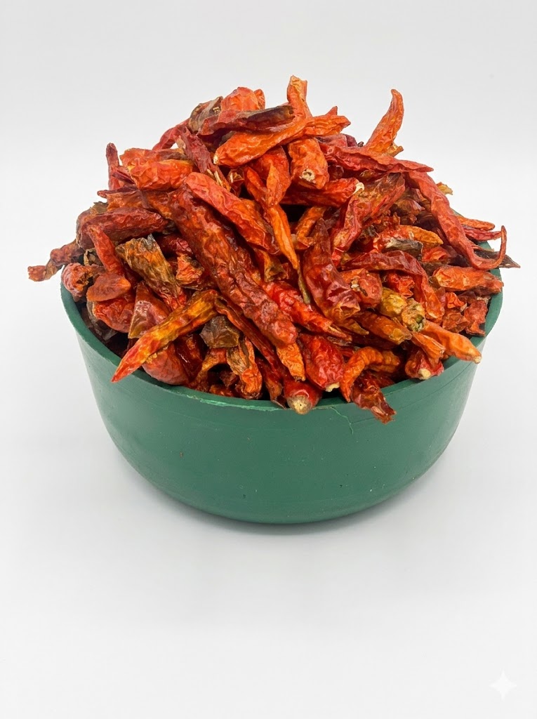 Dried Pepper (atawewe)  Half Plastic