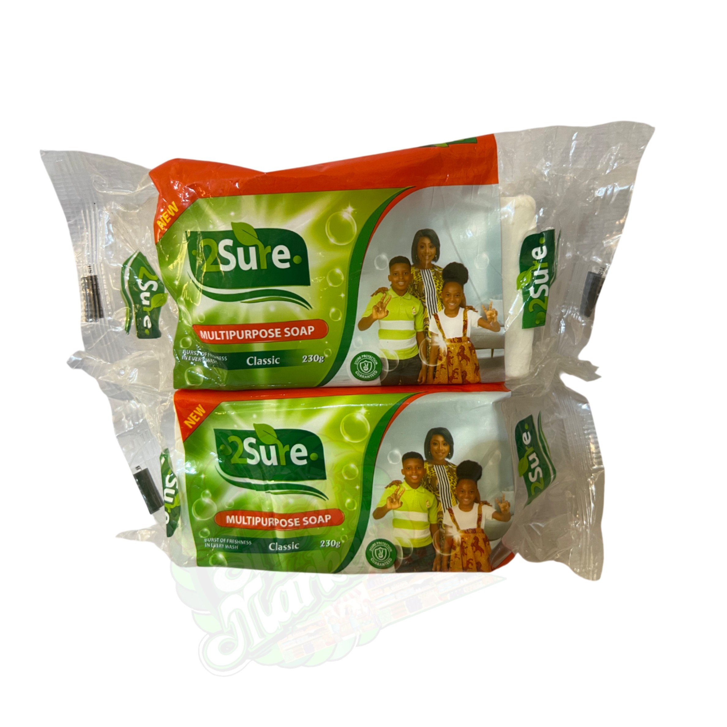 2 Sure Classic  Multi-purpose Soap (230g)