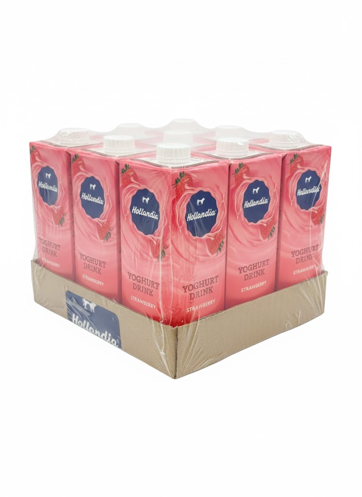 Hollandia Yoghurt Drink Strewberry  1 Litter × 10