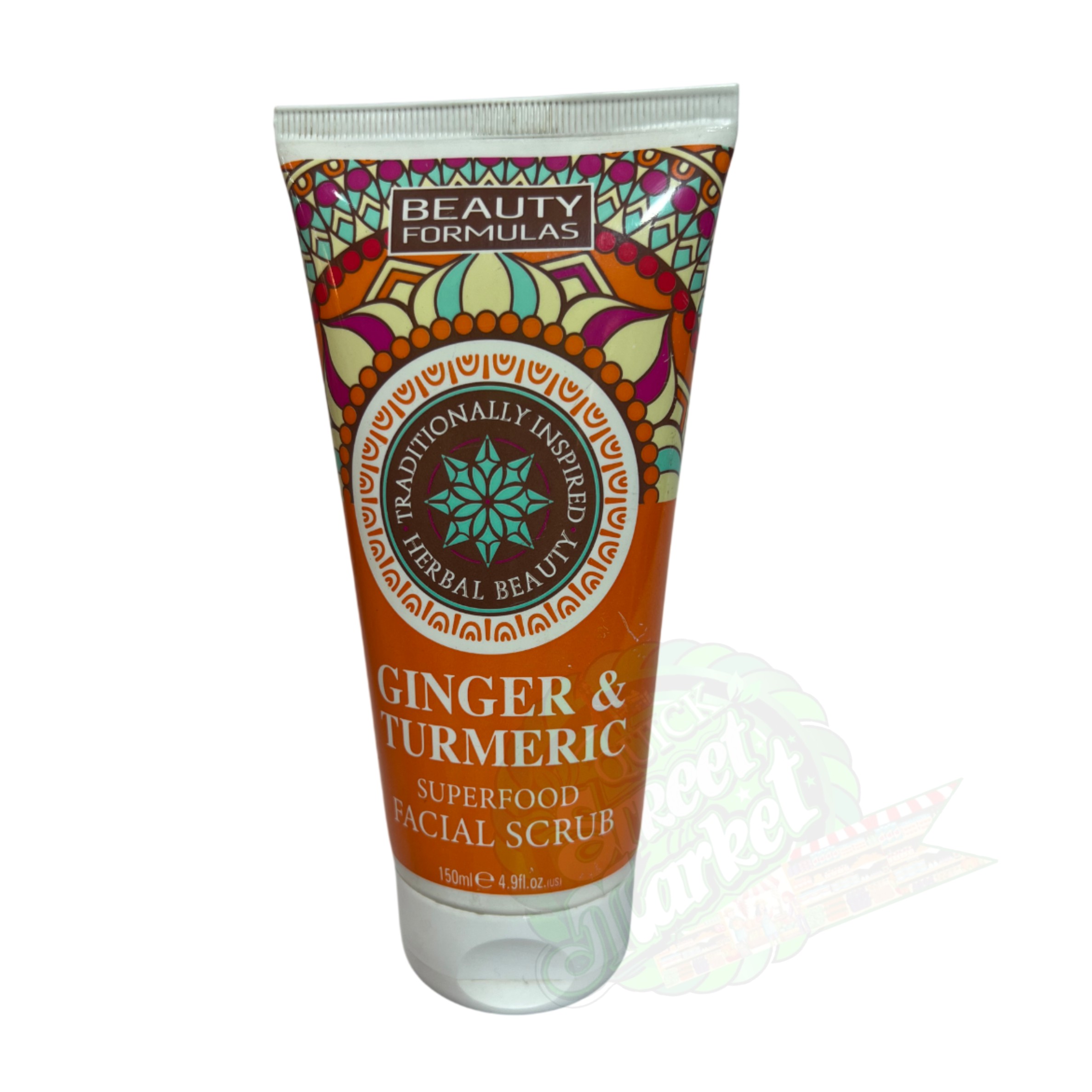 Beauty Formulas Ginger & Turmeric Superfood Facial Scrub (150ml)