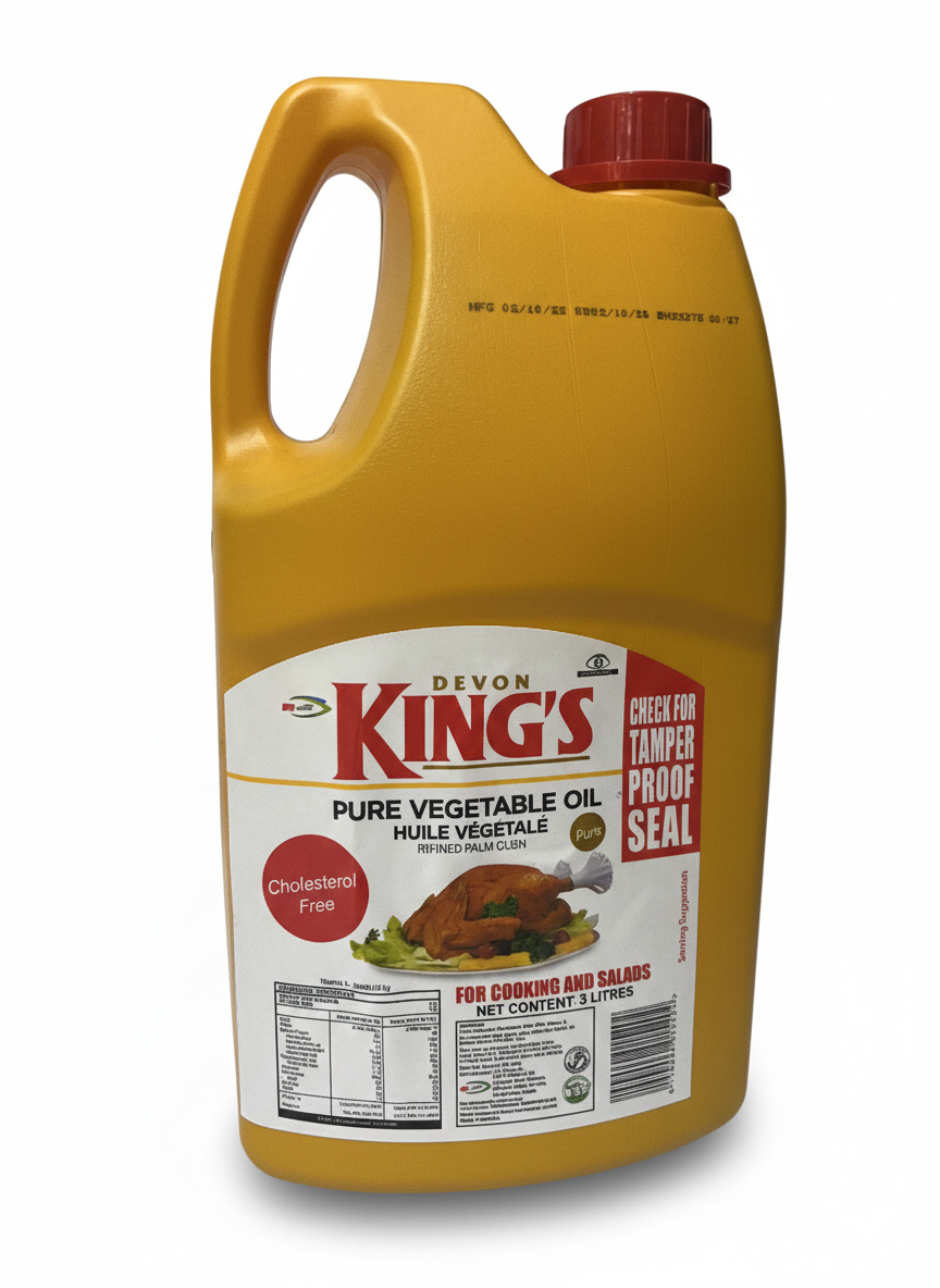 Devon King’s Pure Vegetable Oil (3l)