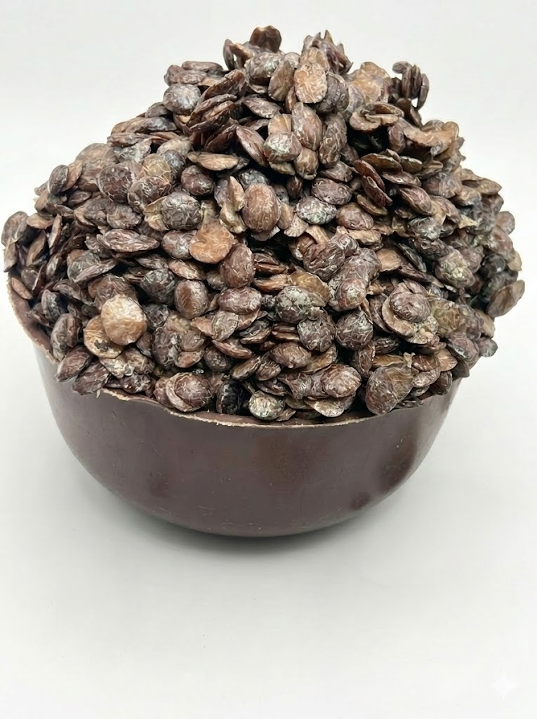 Locust Bean (iru) Half Plastic