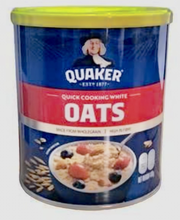 Quaker White Oats Tin (400g)