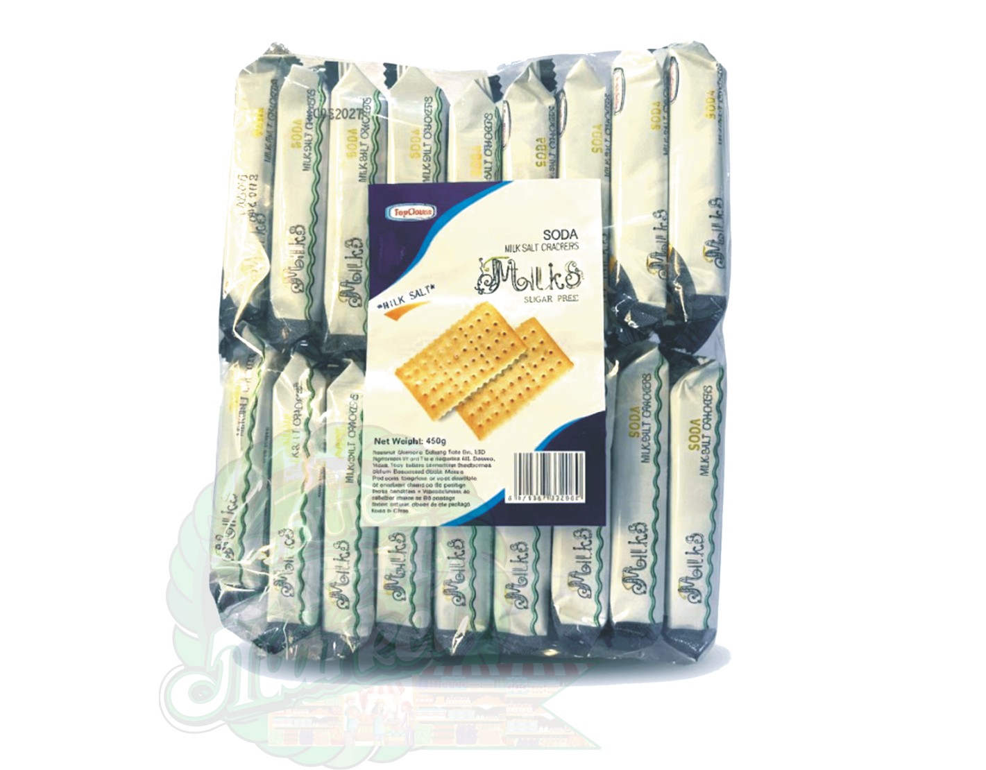 Soda Milk-salt Crackers Milks Sugar Free (450g)