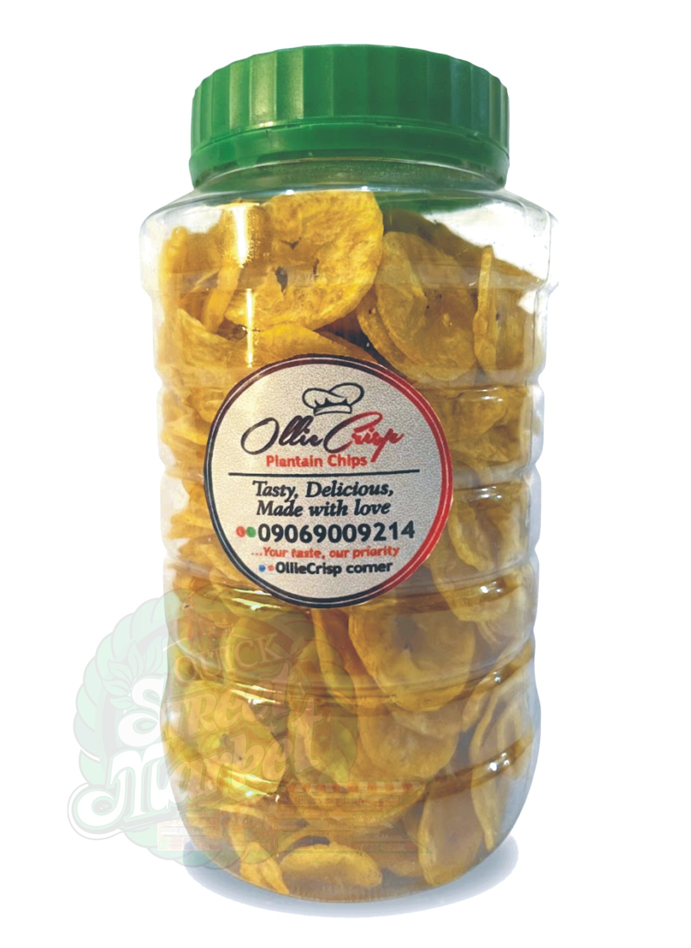 Ollie Crisy - Unripe Plantain Chips