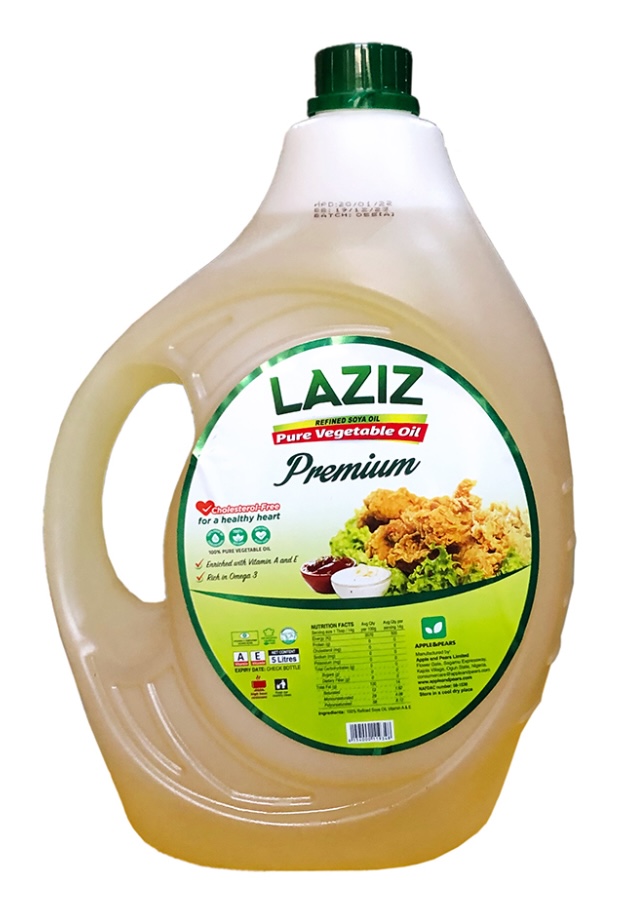Laziz Vegetable Oil (5 Liters)