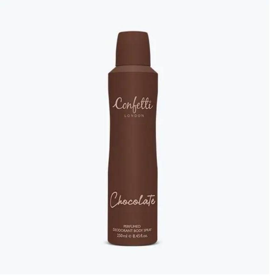 Confetti London Chocolate - Perfumed Deodorant Body Spray(250ml)