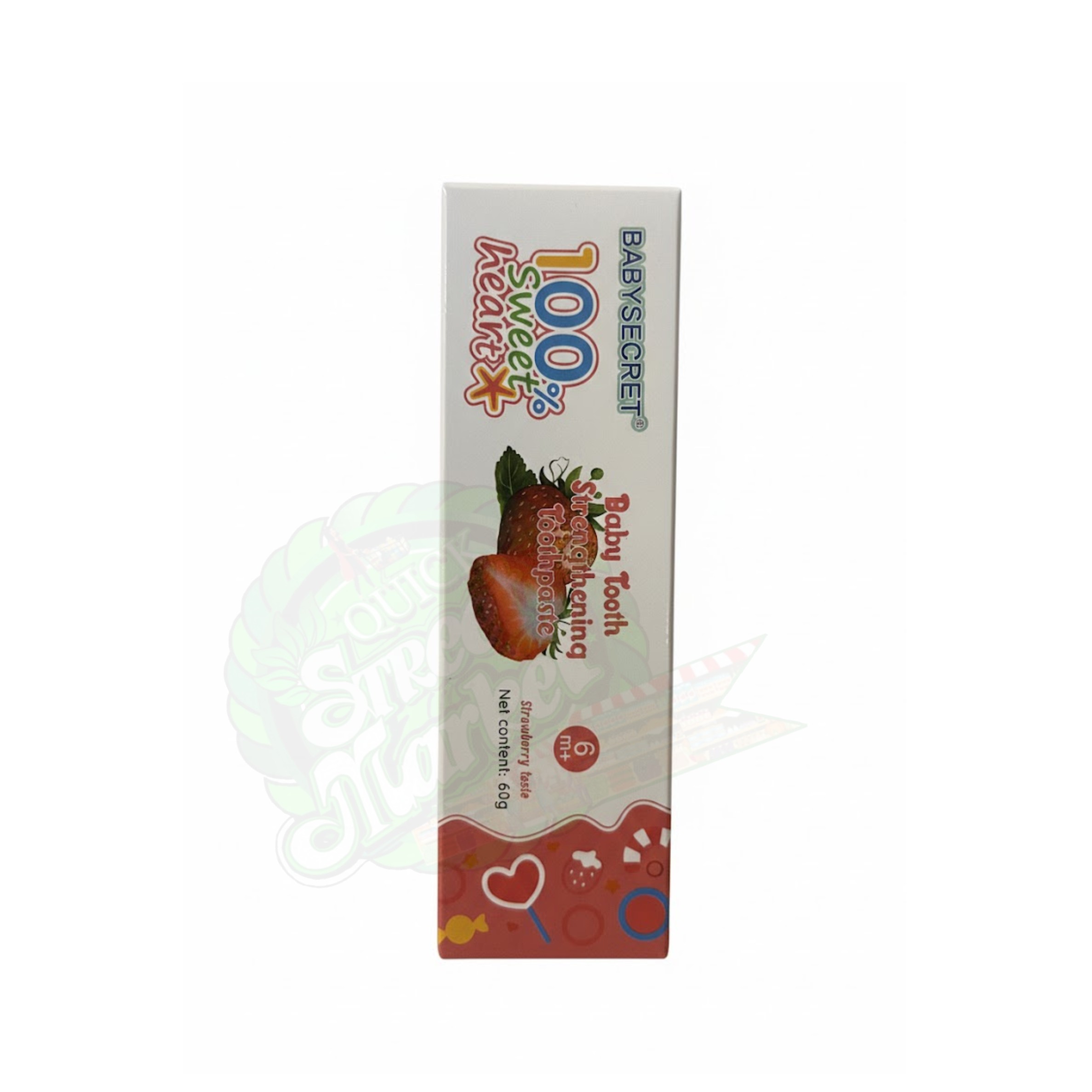Baby Secret 100% Sweet Heart - Baby Tooth Strengthening Toothpaste (60g)